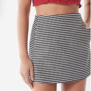 Urban Outfitters B&W Gingham Skirt